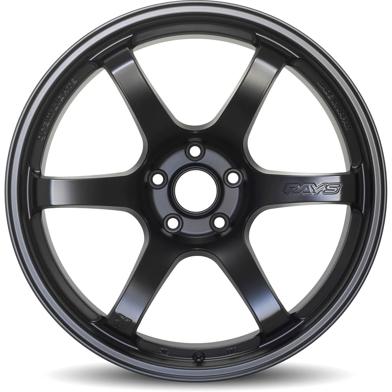 Gram Lights 57DR Wheel 17x9.0 +22 5x114.3 Semi Gloss Black - Image 4