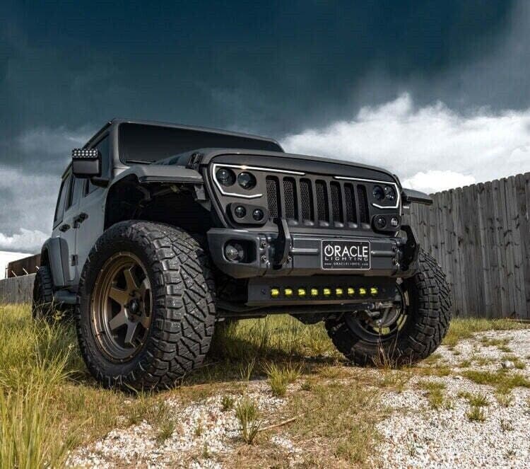 ORACLE Lighting Skid Plate for Jeep Wrangler JL Gladiator JT with 9x15W LED L... - Image 5