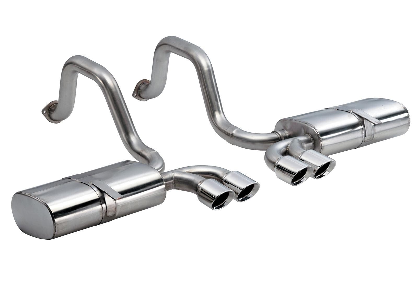 CORSA Performance Axle-Back Exhaust for Chevy C6 with Reflective Sound Cancel... - Image 5