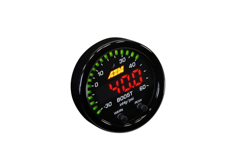 AEM X-Series Digital Gauge with AEMnet CAN-Bus and Programmable LED Display - Image 2