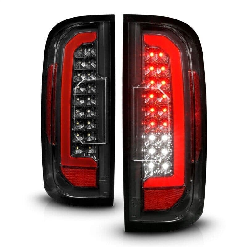 ANZO LED Taillight Assembly for Chevy C6 Clear Lens Black Housing Pair - Image 3
