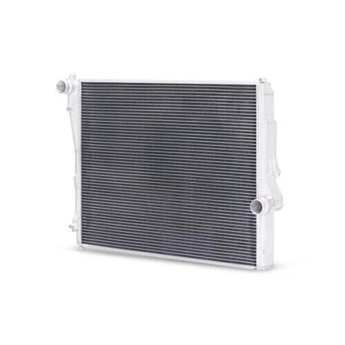 Mishimoto Aluminum Radiator for BMW E46 Non-M 2-Row Core Polished End Tanks - Image 2