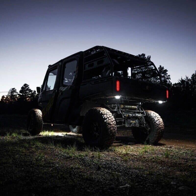 KC HiLiTES Cyclone V2 LED 6-Light Rock Light Kit Universal 5W LEDs - Image 4