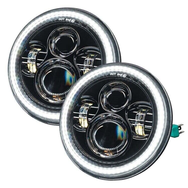 ORACLE Lighting LED Halo Headlight for Jeep Wrangler JK with Amber Switchback... - Image 7