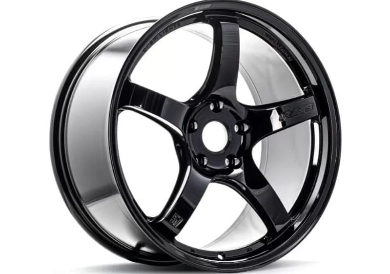 Gram Lights 57CR 17x9 +38 5x114.3 Gloss Black Wheel - Image 2