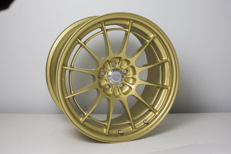 Enkei NT03+M 18x9.5 5x100 40mm Offset Gold Wheel - Image 2