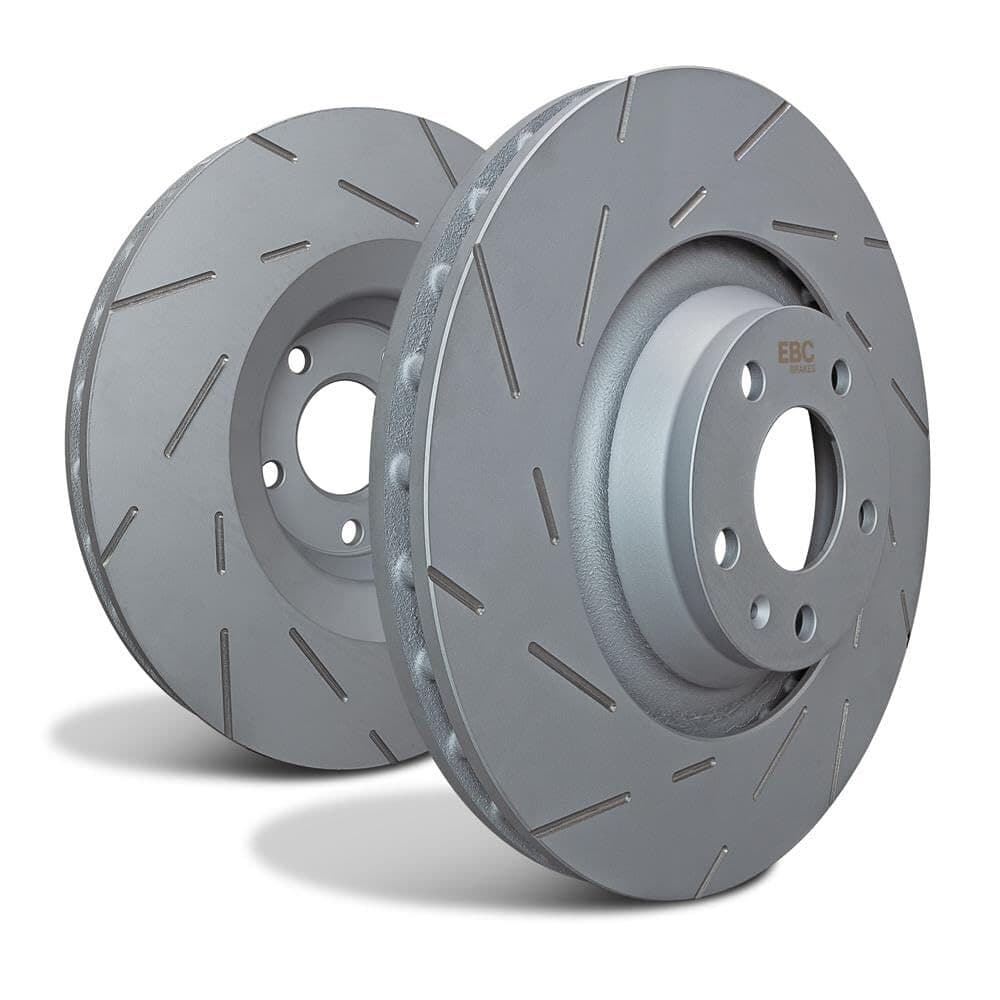 EBC USR Slotted Rotor Set for Chevy C6 Super Silent Grey Iron - Image 2