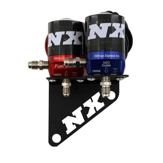 Nitrous Express Solenoid Mounting Brackets for Passenger Side Cylinder Head - Image 2