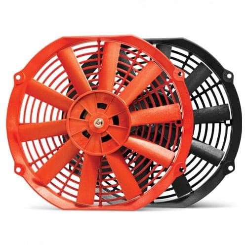 BLOX Racing 12in Electric Slim Fan Red - Image 2