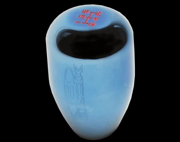 BLOX Racing Billet Shift Knob 5-Speed 10x1.5mm Electric Blue - Image 2