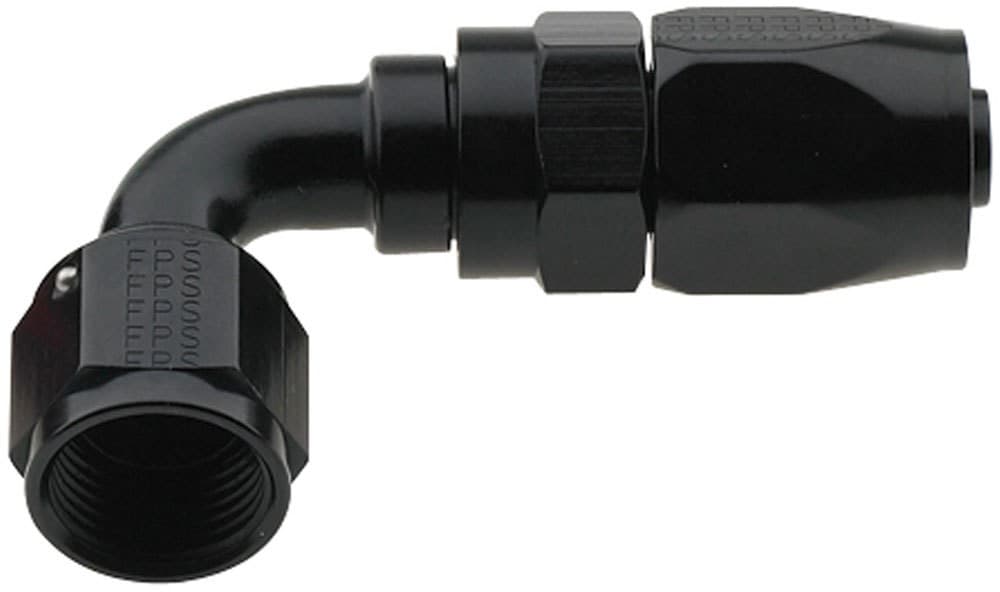 Fragola Pro-Flow Hose End for -10AN 90 Degree Black
