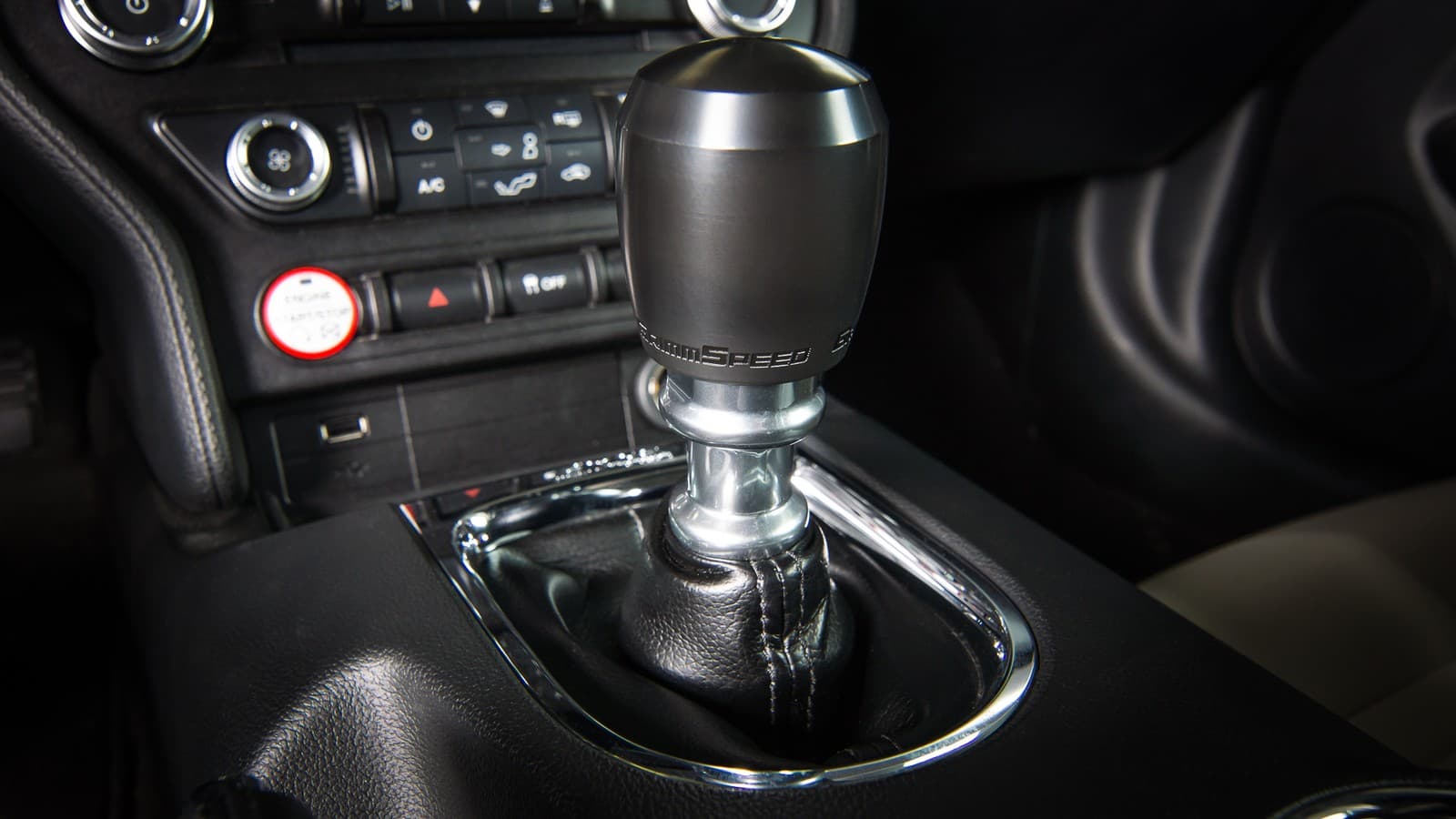 GrimmSpeed Stubby Shift Knob Black Delrin M12x1.25 - Image 7